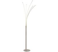 Lampadaire LED Lampadaire salon Touchdimmer sable mat métal H 187 cm
