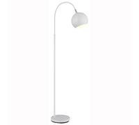Lampadaire LED Lampe de bureau sur pied Métal blanc Interrupteur à pédale E27 H 150 cm