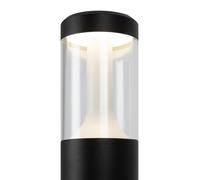Lampadaire LED, lampe d'extérieur, alu, noir, IP54, H 65 cm