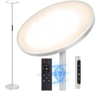Lampadaire Led Mable 30W/3000Lm, Super Lumineux Lampe Sur Pied Avec Télécommande Et Contrôle Tactile, Minuterie 1-Heure,3000-6000K