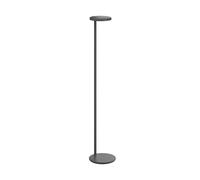 FLOS lampadaire OBLIQUE (2700K, anthracite opaque - Aluminium et méthacrylate)