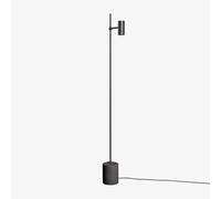 Lampadaire Led Orientable En Aluminium Et Béton Nevis Noir