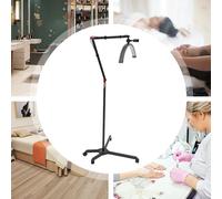 Lampadaire LED - Palan demi-lune - Diamètre 61 cm - Puissance 36 W - Flux lumineux 2000-82000 lm - Pour salon de beauté/salon de coiffure - Sans ampoule - Noir