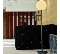 Lampadaire LED Rechargeable, LUMISKY LUNY TALL, H150 cm, Pied Métal Design Scandinave, Blanc Chaud et Blanc Dimmable