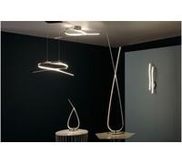 Lampadaire LED Symphonie, 141 cm, blanc, 28 W