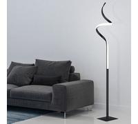 Lampadaire LED Touch DIMMER éclairage salon lampe latérale noir mat Reality R42051132