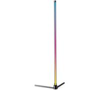 Lampadaire LED - XANLITE - LAMRVBM - Synchronisation musicale - Télécommande incluse - Aluminium noir