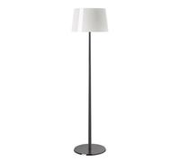 Lampadaire Lumiere XXL Chrome & Blanc avec Variateur
