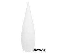 Lampadaire lumineux filaire goutte pour extérieur éclairage puissant LED blanc CLASSY H120cm culot E27