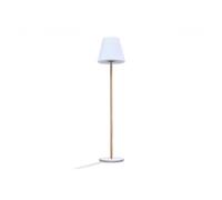 Lampadaire solaire et rechargeable - LUMISKY - STANDY WOOD SOLAR - H150 cm - LED blanc chaud dimmable