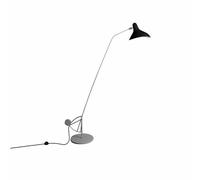 Lampadaire Mantis BS1 B Gris- Vert et Noir Base Ronde