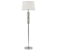 Lampadaire en métal avec fleurs en résine, Ø 45 x 157 cm