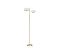 Lampadaire - MAURO FERRETTI - Oval Glamy - Métal doré - 2 lumières - Design épuré