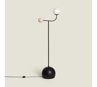 Ledkia Lampadaire Métal Bradwall - Noir