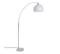 Lampadaire arc ""Geda"" marbre blanc H185cm - Atmosphera Créateur d'intérieur