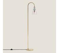 Ledkia Lampadaire métal et verre Baudelaire - Rose