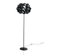 Lampadaire moderne 1 lumière Cloud en Polilux Black Italy