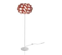 Lampadaire moderne 1 Lumière Nuage en Polilux Rose Métallique Italy