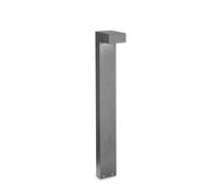 Lampadaire Moderne Sirio Gris Aluminium 2 Luminaires 3W 3000K Lumière Chaude H80Cm