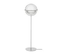 GUBI Lampe sur pied Multi-Lite – Chrome et blanc