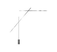 Lampadaire Nemo Flamingo 3000K Chrome