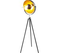 Lampadaire noir Projecteur Plafonnier Projecteur Salon Interrupteur Lampe en kit avec ampoule LED incluse