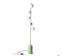 Lampadaire nordique en métal vert avec 5 sphères 3D, douille G9 LED max. 9W, design moderne
