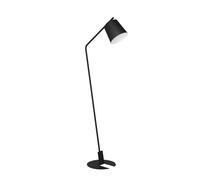 Lampadaire ONEDA E27 1X40W en acier noir et blanc 540x200x1605mm