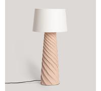 Lampadaire Papier Maché Métal Stari Blanc