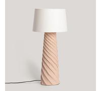 Lampadaire Papier Maché Métal Stari Blanc