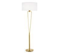 Lampadaire PARIS II doré abat-jour blanc Trio 400200108
