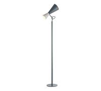 Lampadaire Parliament Blanc et Gris