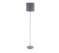 Lampadaire PASTERI E27 1X60W en acier nickel mat D280mm