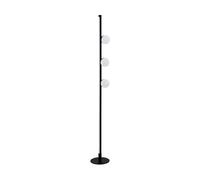 Lampadaire PHIANEROS LED 13W en acier noir D200mm