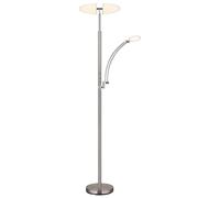 Lampadaire, plafonnier, projecteur, lampe sur pied, lampe de lecture LED CCT Touch, intensité variable, nickel mat