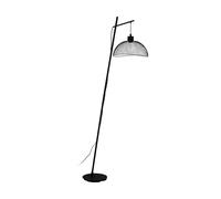 Lampadaire POMPEYA en métal noir 1xE27