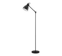 Eglo Lampadaire PRIDDY, lampe de sol à flamme au design industriel, lampe