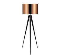 Lampadaire Romanza Trépied Lampe De Sol Sur Pied Abat-jour Uivré VN-L00005-EU