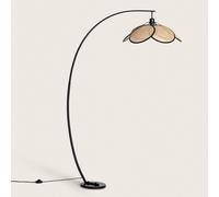 Lampadaire Rotin Arc Nirvana Naturel