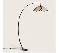 Lampadaire Rotin Arc Nirvana Naturel