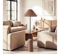 Ledkia Lampadaire Rotin Nara S Brun