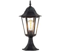 Lampadaire rustique éclairage extérieur ALU IP44 base lampe lanterne