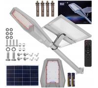 LAMPADAIRE SOLAIRE À LED 2000W 50Ah LAMPADAIRE DE JARDIN EXTÉRIEUR