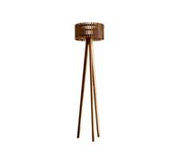 Lampadaire solaire EDEN TALL en bois teck H158cm