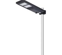 Lampadaire Solaire GALIX G2614, 2000 Lumens, Détecteur de Présence, 48 LED, IP65, Batterie 7.5Ah