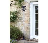 Lampadaire Solaire Lanterne, 170 cm, 100 lm, Lentille Verre Effet Goutte, LED Blanc Froid