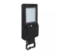 Lampadaire solaire LED 40W 4000K 4800lm IP65 noir V-TAC