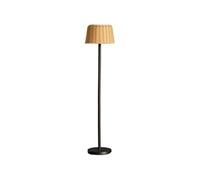 Lumisky Lampadaire solaire extérieur en poly rotin avec module LED blanc chaud télécommande MATEO SOLAR H160cm