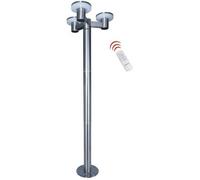 Lampadaire Solaire Timeo H199 cm - 3 Lampes avec Télécommande - Éclairage Écologique et Pratique - D-Work
