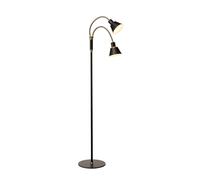 Lampadaire Space à 2 Bras, LED, Noir Antique